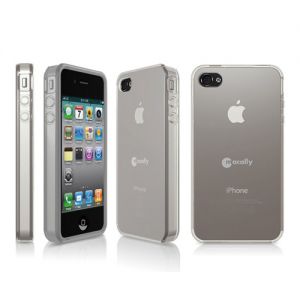 Чехол Macally Metro Flexible Protective Case Clear for iPhone 4 (FLEXFITP4)